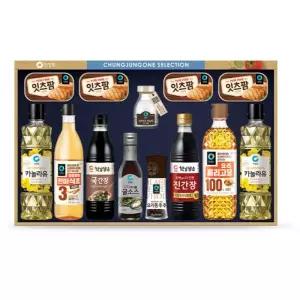청정원 추석 선물세트 햄 간장 식용유 굴소스 부모님