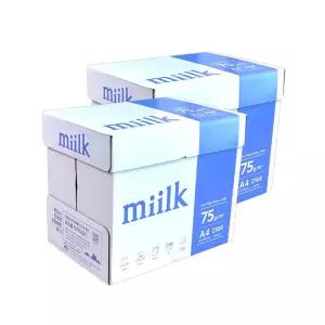 밀크 A4 75g 복사용지 2BOX 5000매/A4용지/복사지