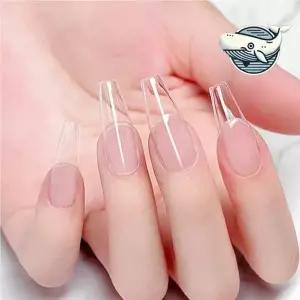 폴리 젤 인조 손톱 투명 네일 연장 팁-WFGVUQI