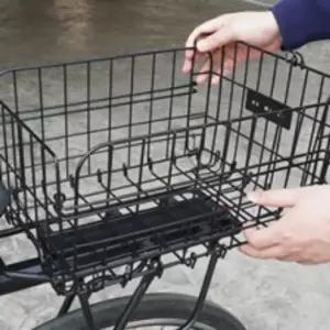 자전거 짐받이 바스켓 뒷 바구니 후면 프레임 수납 장-WFHFF78