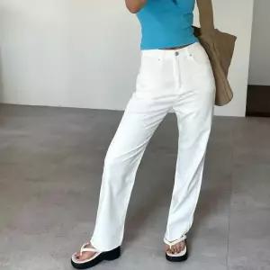 여자 여름 백바지 흰색 검정 일자 면바지_4