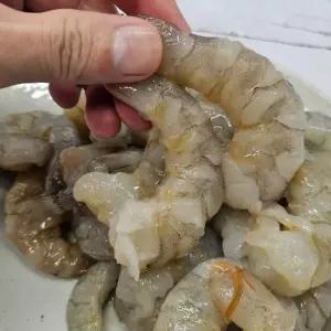 자연산 대하 100% 국내산 제철새우 깐대하 손질 깐새우