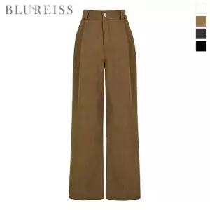 [블루레이스] 뒤밴딩 코듀로이 와이드 팬츠_B5F1PT7111