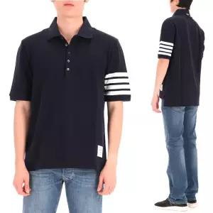 사선완장 MJP136G 07976 415  루프탭 반팔 폴로 티셔츠 피케 티셔츠 카라 티셔츠