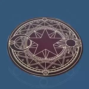 [하프클럽/알티피아]타로 스프레드 천 휴대용 마법진 카드 매트 80cm