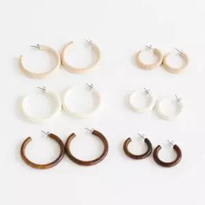 [콩심팥심]폭스타일 털모자 베이직 데일리 Small 귀걸이 여성겨