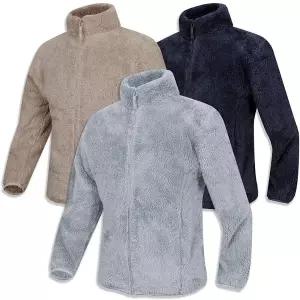 [디바옴므]베이직 퍼 플리스 풀집업 플러피 자켓 플리스 후리스 보아털 남녀공용