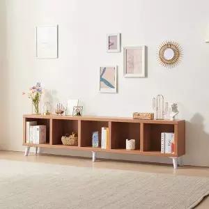 [인터데코](착불) 낮은책장 책꽂이 선반장 거실장 P0000IDC