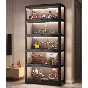 LED 진열장 술 장식장 와인 건담 피규어 건프라 유리