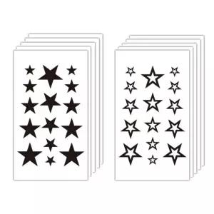 별 모양 타투 스티커 5매입 문신 헤나 미니 타투