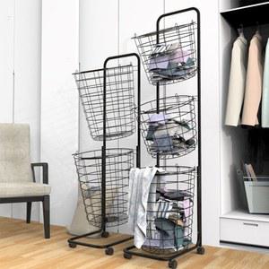 올스텐 세탁바구니 빅사이즈 3단 빨래함 빨래 3겹