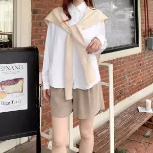 [엔소아] 케이프 니트 숄