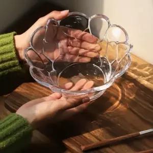 디저트 카페그릇 업소용 빙수볼 요거트 유리그릇 2size