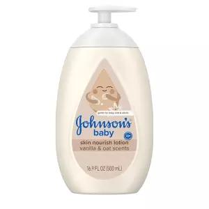 존슨즈 스킨 너리쉬 모이스처라이징 베이비 로션 바닐라 오트 500ml