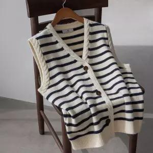 (안나앤플러스) A. 리네 스트라이프 베스트[베스트D0916I03] 빅사이즈