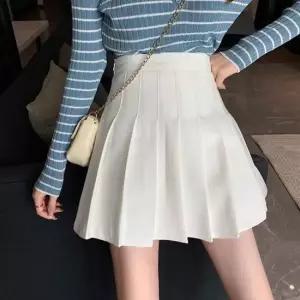주름 테니스 하이웨스트 속바지내장 치마 스커트 여자