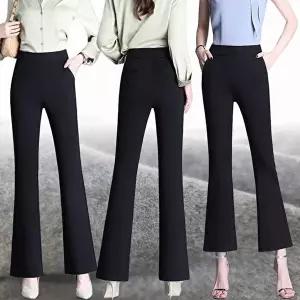 [힙제이](S~4XL) 기모바지 롱/숏 부츠컷팬츠 10부바지 겨울바지 9부바지 여성 키큰키작