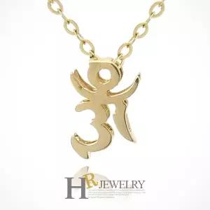 [호림쥬얼리]14K정.품)인기만점)깜찍)예쁜(HR)14K 양면 옴자 펜던트