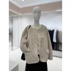 [롯데백화점]SOUP 노카라 페이크퍼 자켓  SBADB811