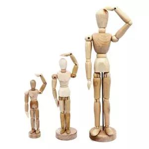 [셀러허브]사람 그리기 학습용 구체관절인형 2개 A01165 초등과학 (S31260631)