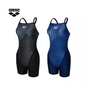 아레나 체크포인트 3부 반신 드롭백 A5FL1LD37 여성 반신수영복