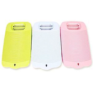 올앳리빙 브니엘 빨래판(램덤발송)42x24cm 플라스틱빨래판 욕실빨래판 세탁판 손빨래판 속옷빨래판