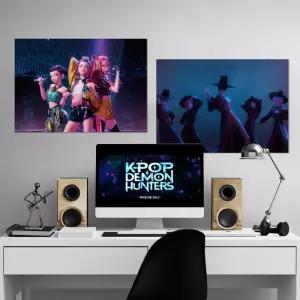 케이팝 데몬헌터스 펠트 패브릭포스터 A1 A2 A3 A4 size