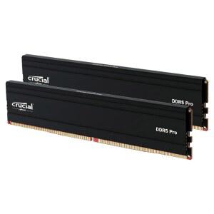 크리티컬 프로 64GB DDR5 RAM 키트(2x32GB), 5600MHz(또는 5200MHz 또는 4800MHz) 데스크톱 메모리 UDIMM 288핀, 13세대 인텔 코어 및 AMD 라이젠 7000 - CP2K32G56C46U5와 호환 가능