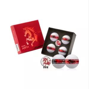 [볼빅](본점)[정품] 볼빅 2026년 신년볼 적마 에디션 3피스 골프공 + 4구 볼마커