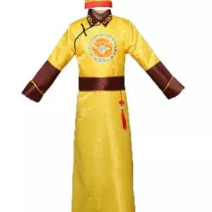 남성치파오 중국의상 당나라 고대 황제 전통 청나라