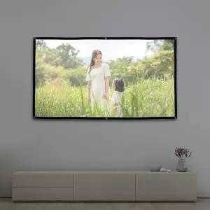 이동형 빔프로젝터 스크린 203x115cm 걸이형스크린 생활용품 가정용품 생필품