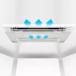 에어컨바람막이 천장형 1way 70x14cm 에어가이드 날개