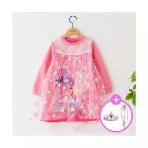 유아 겨울 시크릿쥬쥬 드레스 원피스 런던아이