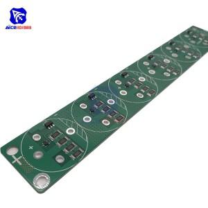 6PCS 단일 행 슈퍼 패러드 커패시터 밸런싱 보호 보드 2.5 -3V 360F 400F 4 핀