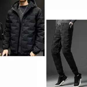 패딩 상하의 세트 겨울 남성 아웃도어 자켓 바지 츄리닝세트