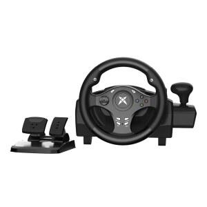 DOYO PC 레이싱 휠, Xbox 스티어링 휠 및 페달, 270도 구동력 PC/PS4/XBOX One/PS3/XBOX 360/닌텐도 스위치/안드로이드 게임용 심 게이밍