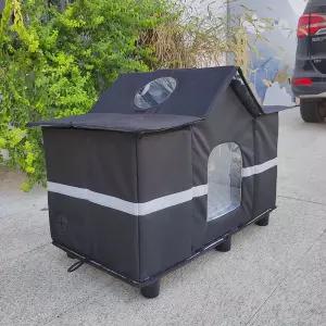 길고양이 겨울집 고양이 길냥이집 실외 숨숨 야외 비닐하우스 대형 방수 여름집 비닐텐트 난방