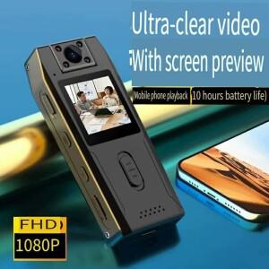 HD 오디오 및 비디오 법 집행 레코더 사이클링 액션 카메라 화면 적외선 야간 투시경 HD 휴대용 레코더