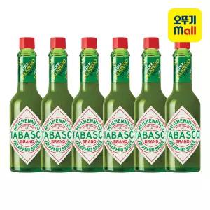 오뚜기 타바스코 할라피뇨 핫소스 60ml 6개