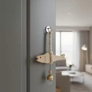 액막이 북어 우드 명태 도어벨 현관문종 출입문 풍경 행운 개업 집들이 선물