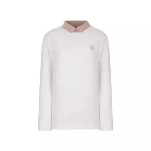 [크로커다일레이디] 크로커다일레이디 컬러 배색 반넥 시보리 긴팔 티셔츠CLDWTS202