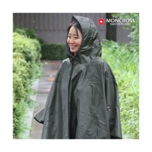 몽크로 고급 판초우의 레코트 비옷 남녀공용 캠핑 다회용 우비 빅사이즈