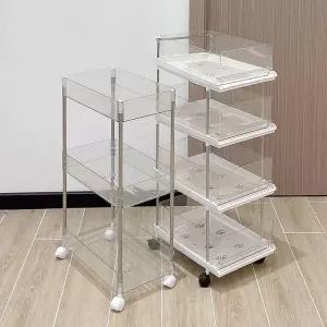 화장품 트롤리 보관함 오픈형 이동서랍장 대용량 카트 서랍형 캐리어 메이크업박스 수납