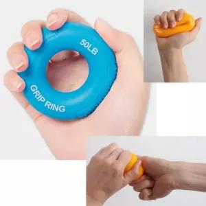 x2 두뇌자극근력운동 간편휴대 도넛링악력기 손목운동 쥐락펴락 노인 여성 손악력기 추천