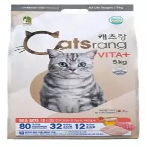 캐츠랑 전연령 비타플러스 5kg 길냥이 고양이사료