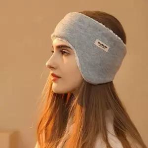 여성 양털 골프 귀마개 겸용 겨울 등산 야자 이어밴드 수면 낚시 토끼털 남자귀도리