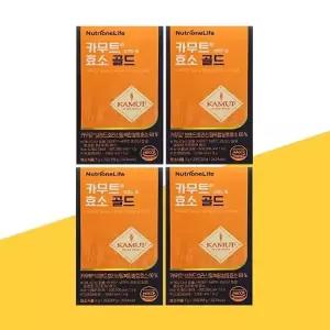 [뉴트리원라이프] 뉴트리원 골드 카무트효소 3g x 30포 x 4박스 곡물 효능 발효 식이섬유 어머니선물WY