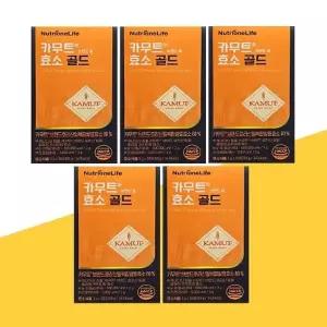 [뉴트리원라이프] 뉴트리원 골드 카무트효소 3g x 30포 x 5박스 곡물 효능 발효 식이섬유 어머니선물WY