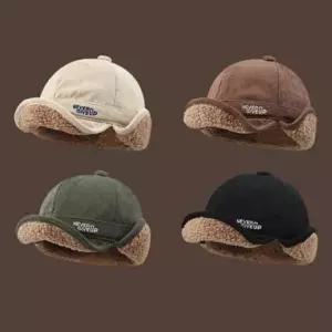 털모자 비니 귀달이 방한모 귀여운 코듀로이 겉감 뽀글이 안감