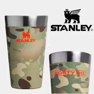 [정품] 스탠리 X 포스트말론 콜라보 스탠리 한정판 비어 파인트 멀티캠 473ml(16oz)
